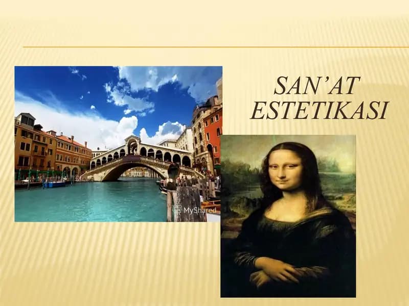 SAN’AT ESTETIKASI