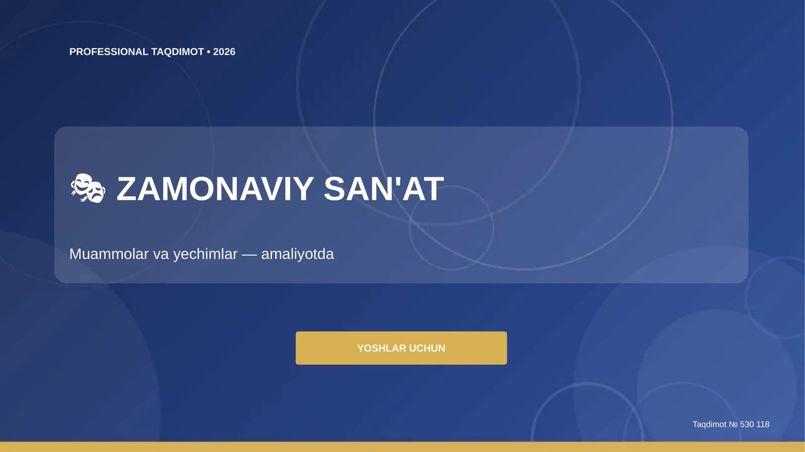 Zamonaviy san'at: muammolar va yechimlar (amaliyotda) [yoshlar uchun]