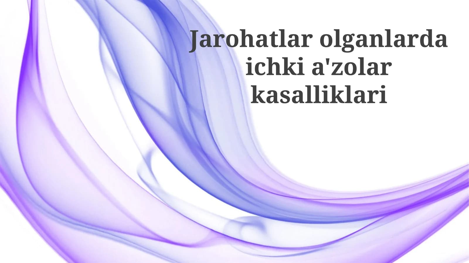 Ichki organlar shikastlanishi