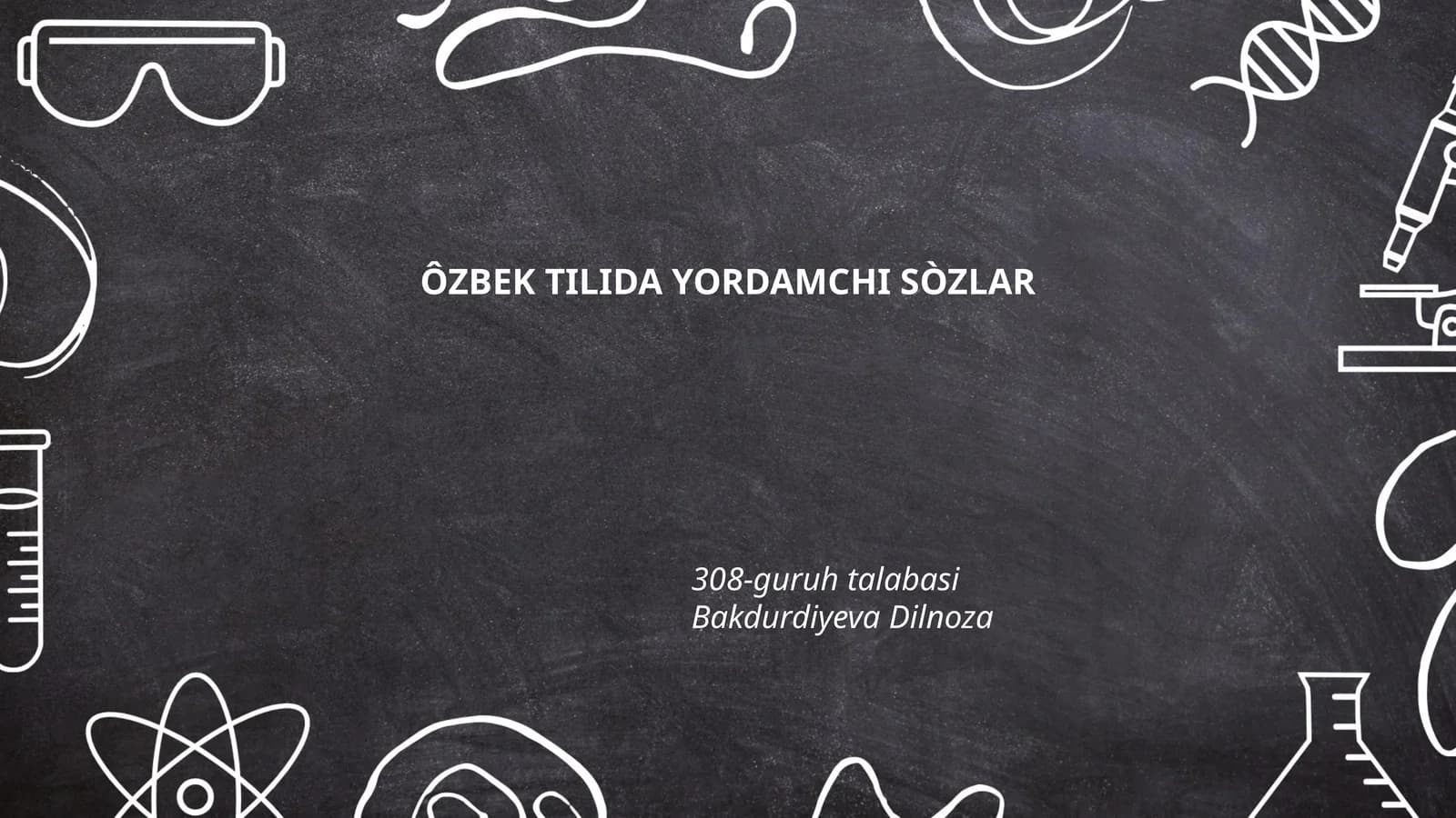 ÔZBEK TILIDA YORDAMCHI SÒZLAR