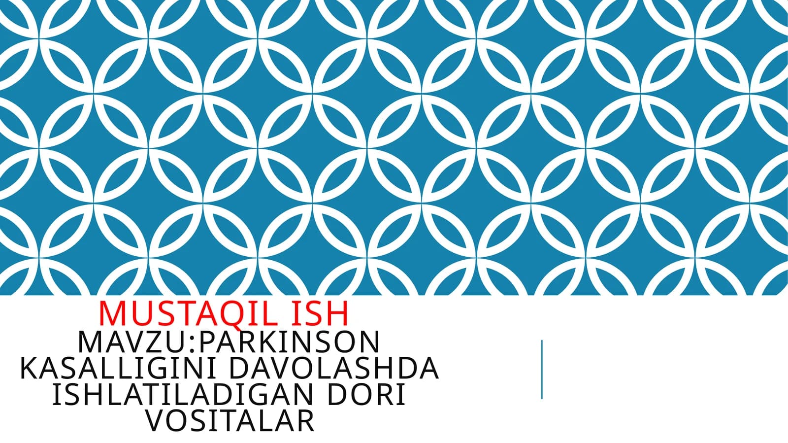 Parkinson kasalligini davolash