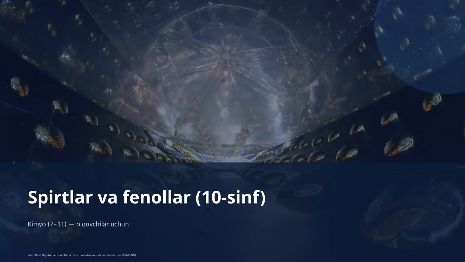 Spirtlar va fenollar (10-sinf)