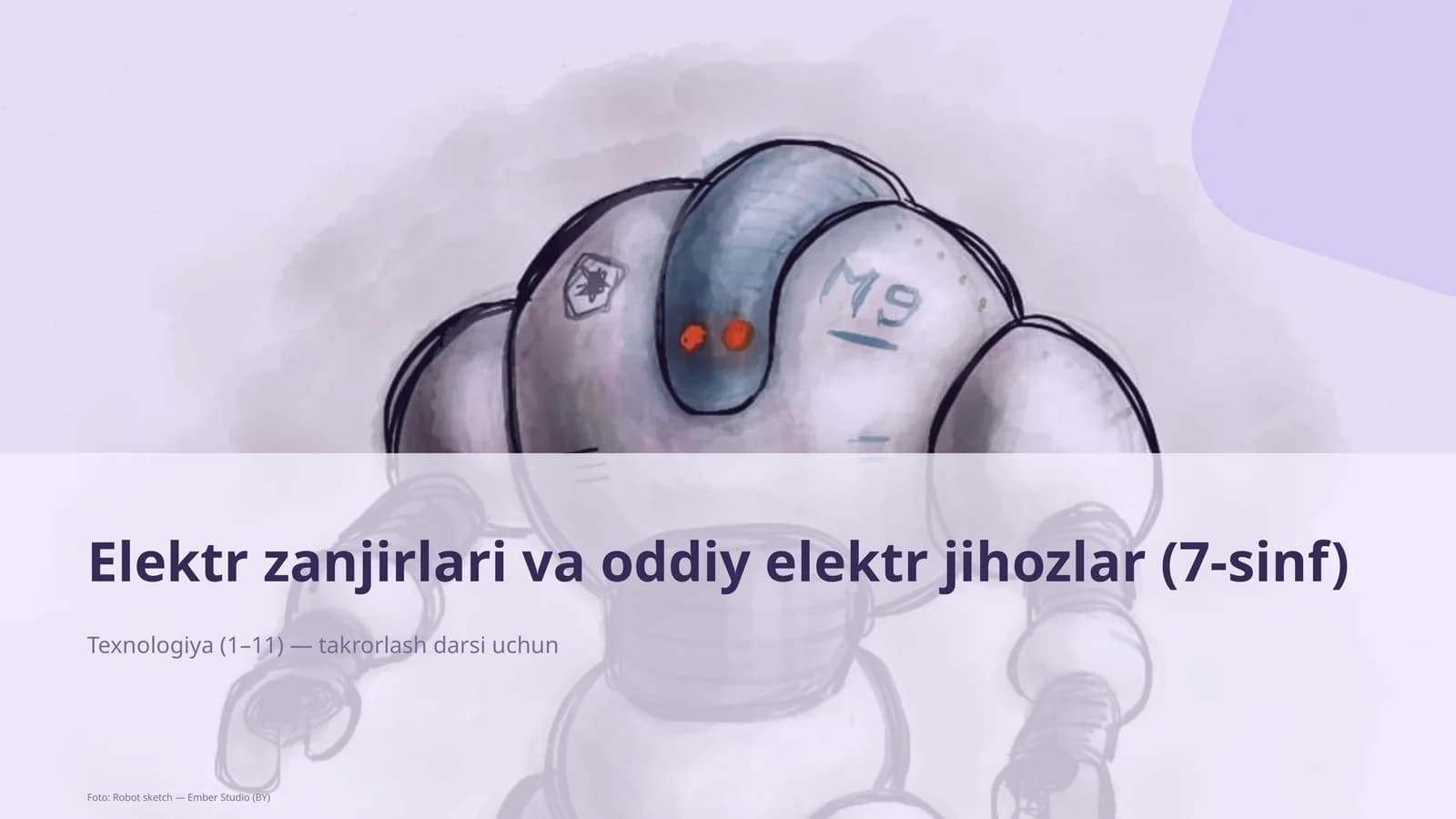 Elektr zanjirlari va oddiy elektr jihozlar (7-sinf)
