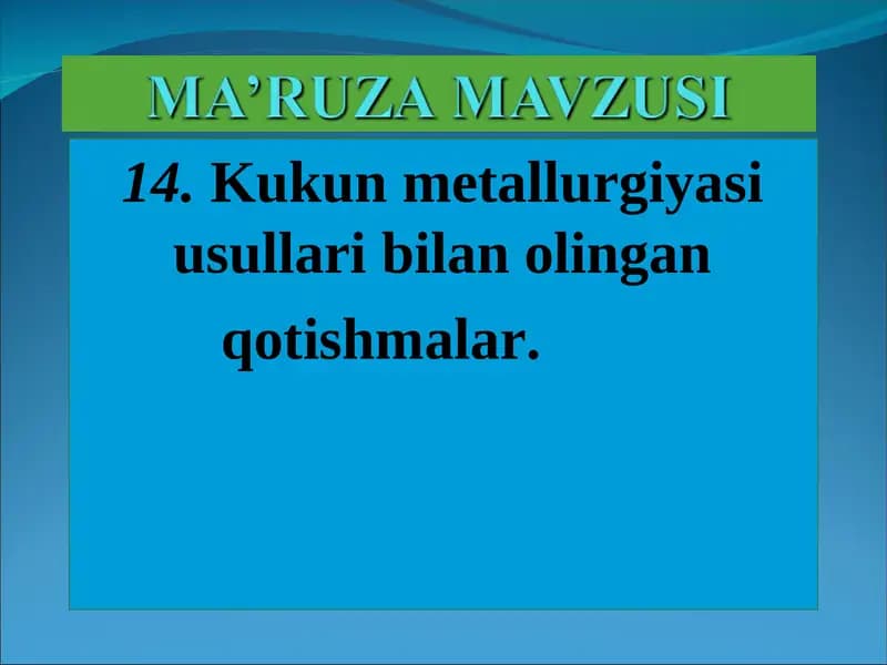 Kompozitsion materiallar