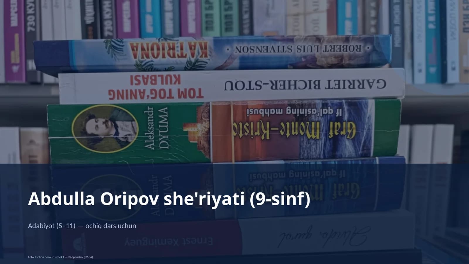 Abdulla Oripov she'riyati (9-sinf)