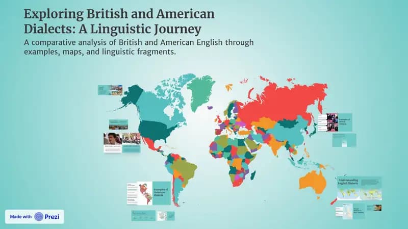 British and American dialects