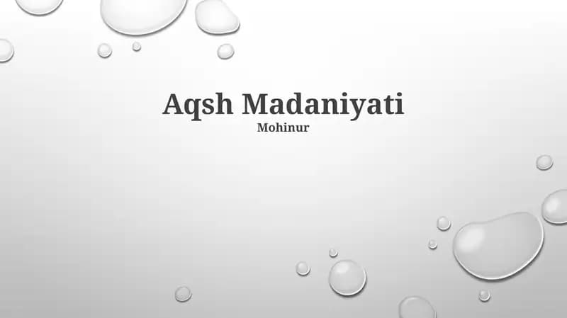 Aqsh Madaniyati