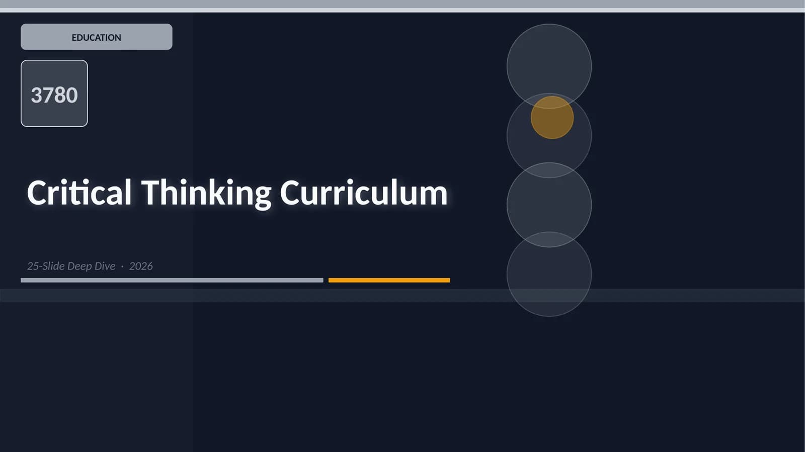 Critical Thinking Curriculum