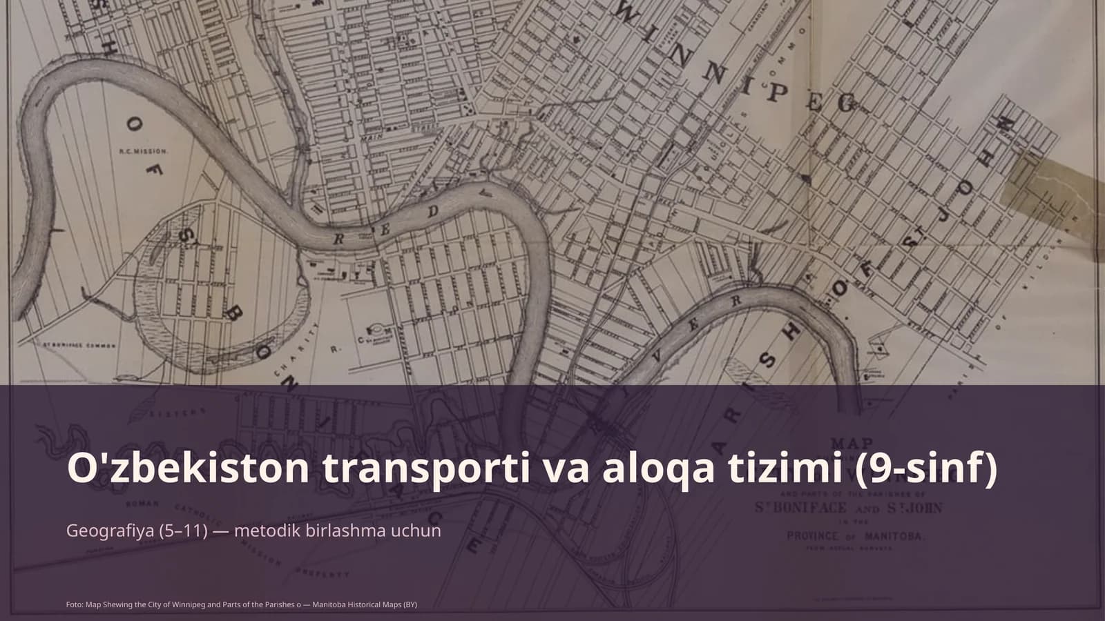O'zbekiston transporti va aloqa tizimi (9-sinf)