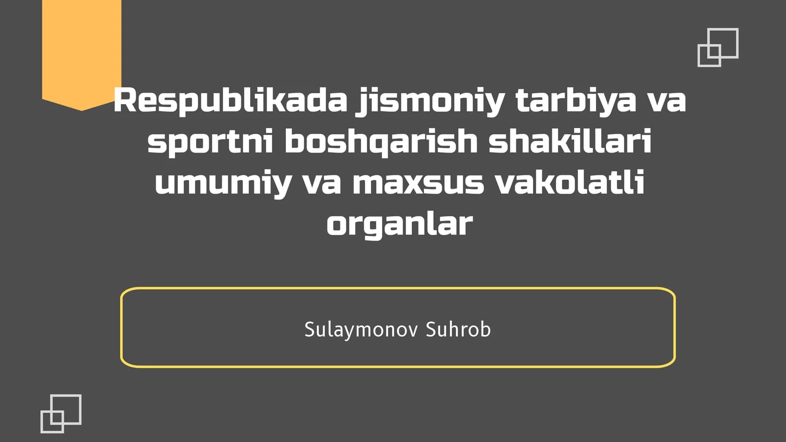 Umumiy va maxsus vakolatli organlarning vazifalari va funksiyalari