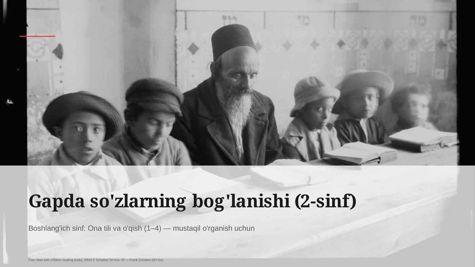 Gapda so'zlarning bog'lanishi (2-sinf)