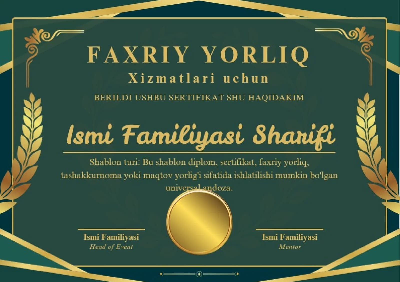 FAXRIY YORLIQ