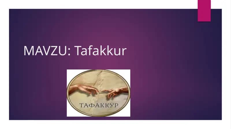Tafakkur