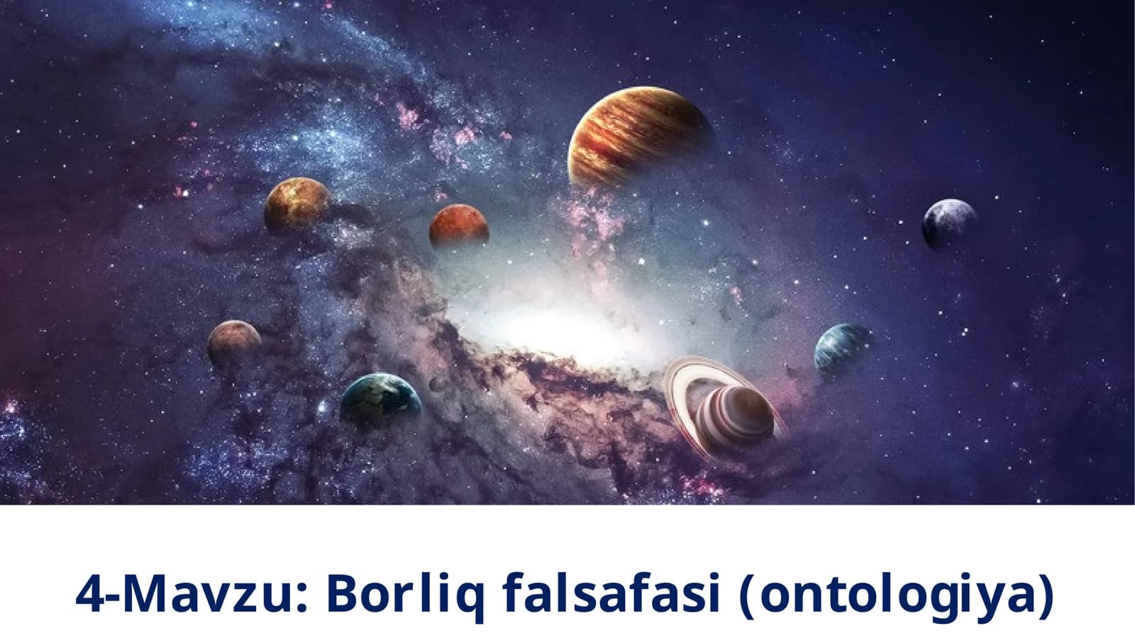 Borliq falsafasi (ontologiya)