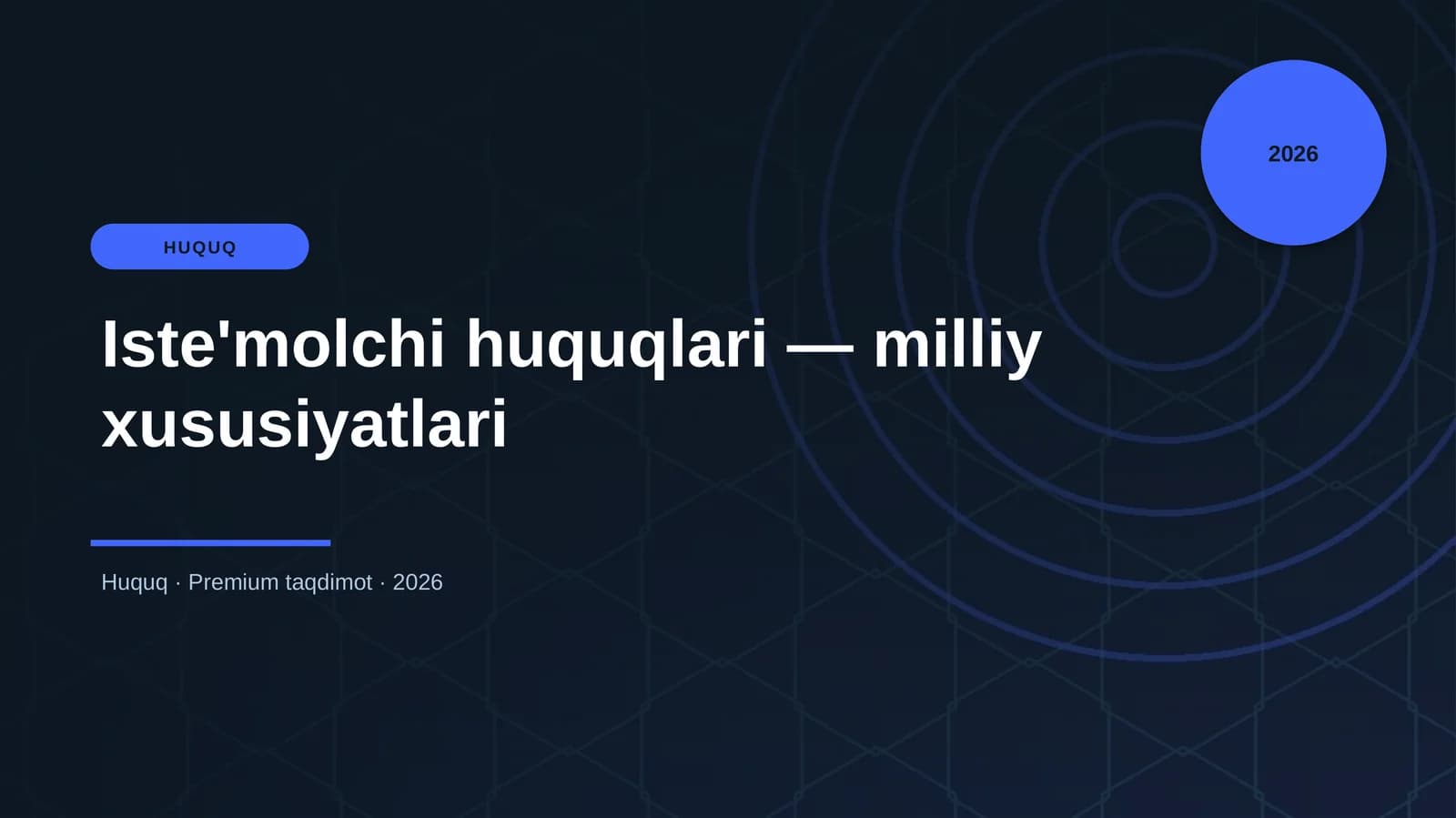 Iste'molchi huquqlari — milliy xususiyatlari