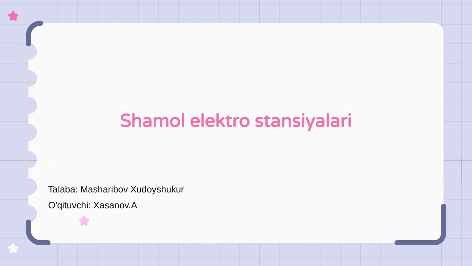 Shamol elektro stansiyalari