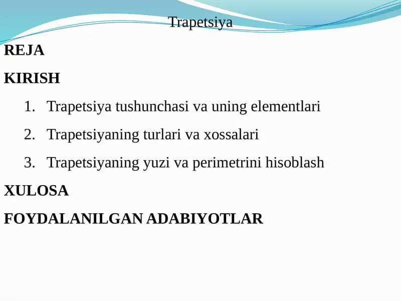 Trapetsiya
