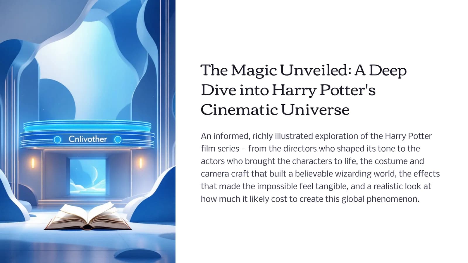 The Magic Unveiled: A Deep Dive into Harry Potter's Cinematic Universe
