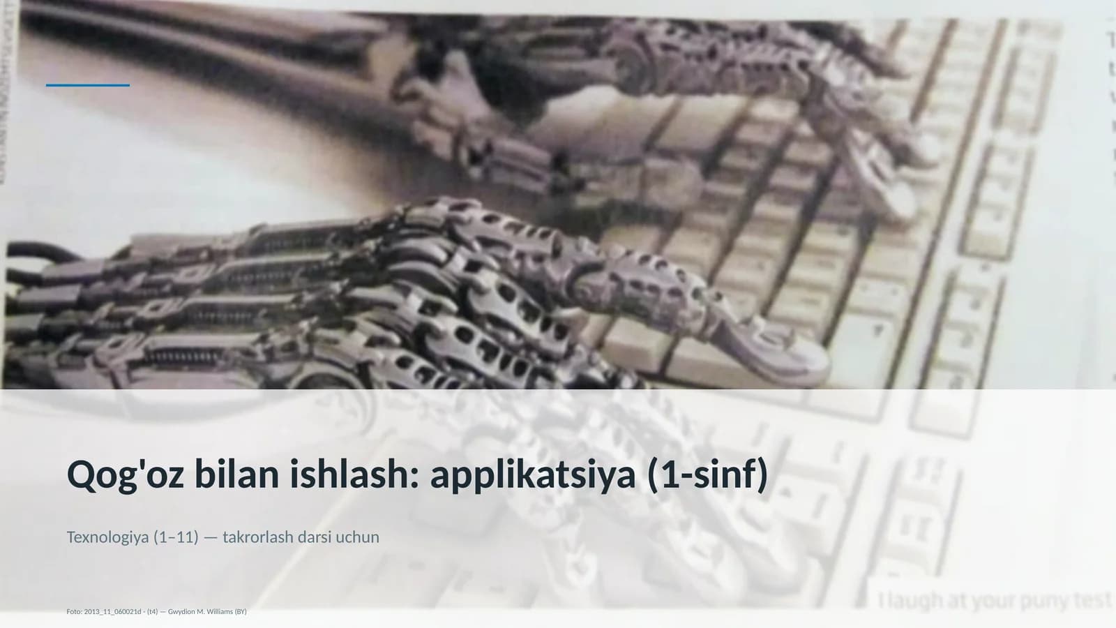 Qog'oz bilan ishlash: applikatsiya (1-sinf)