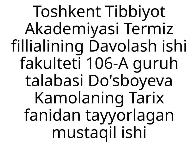 O‘zbekistonva jahon hamjamiyati