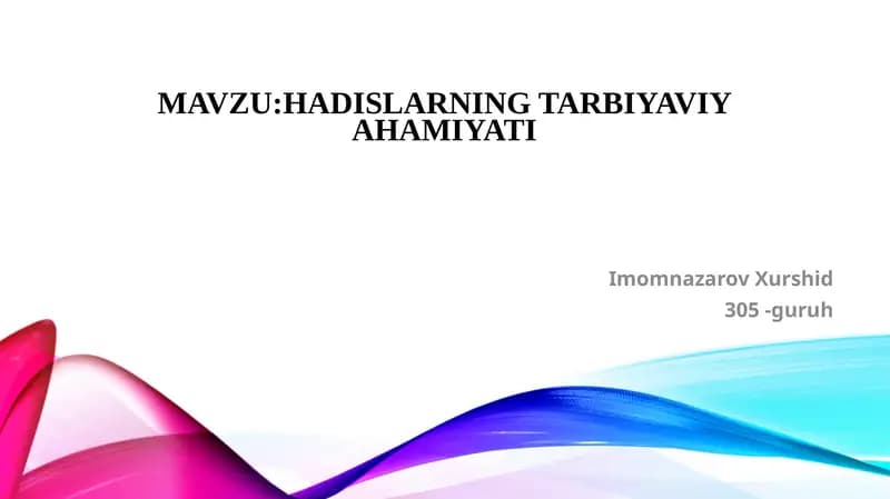 Pedagogika mustaqil ish (5-sem)