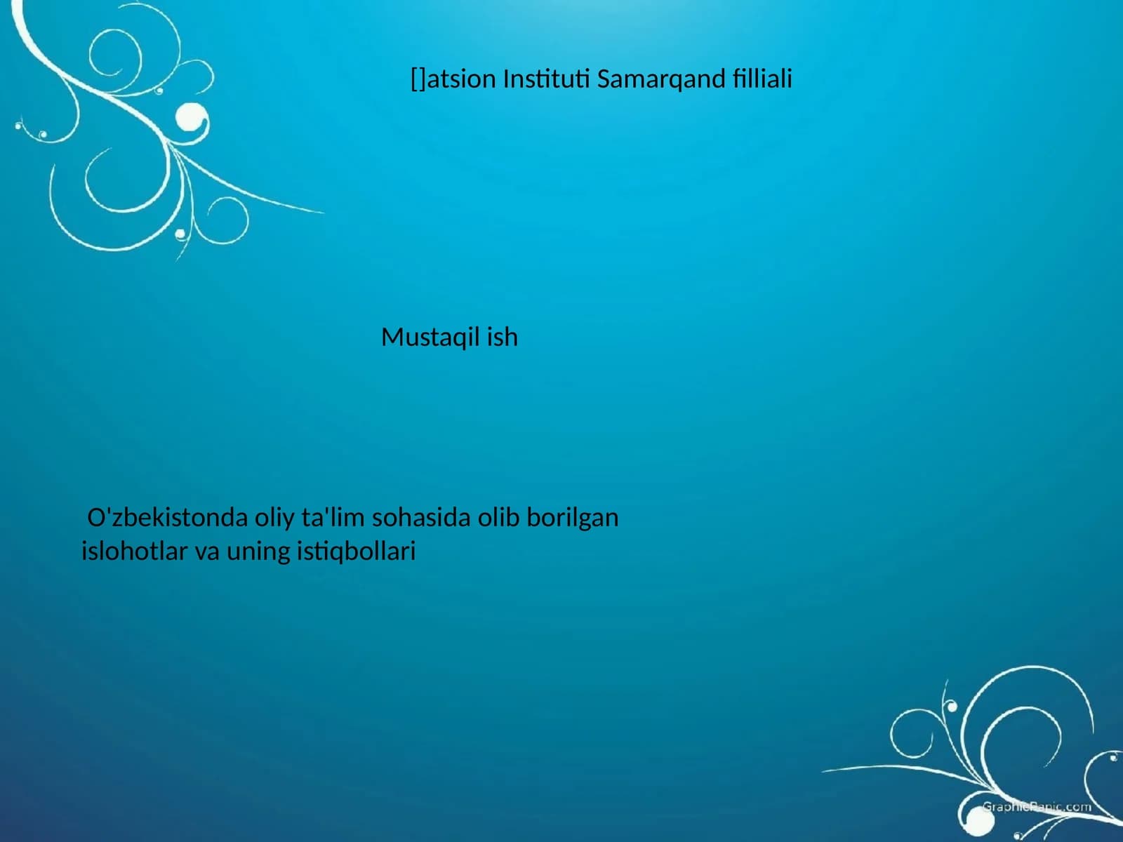 O'zbekistonda oliy ta'lim sohasida olib borilgan islohotlar va uning istiqbollari