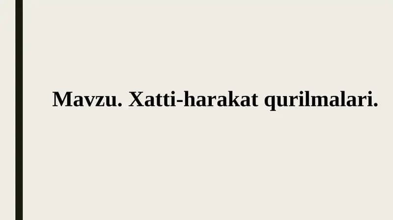 Xatti-harakat qurilmalari
