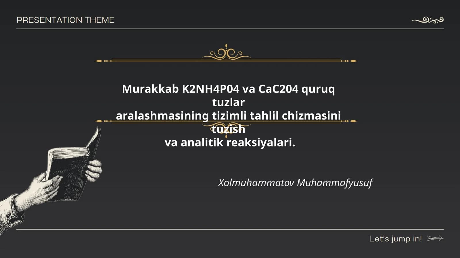 Murakkab K2NH4P04 va CaC204 quruqtuzlararalashmasi