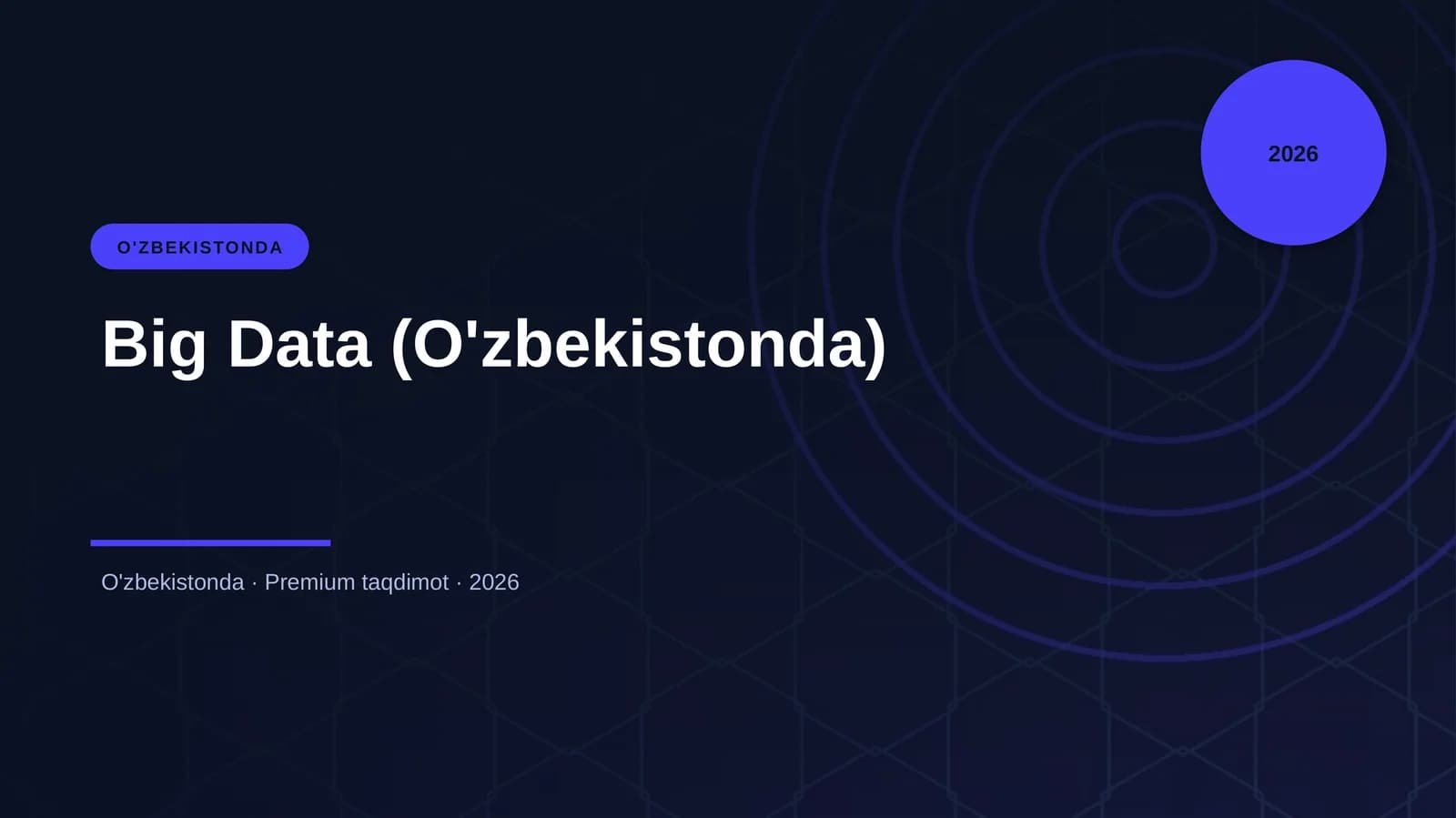 Big Data (O'zbekistonda)