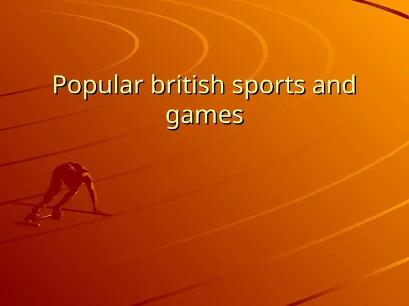 Sport in Britain