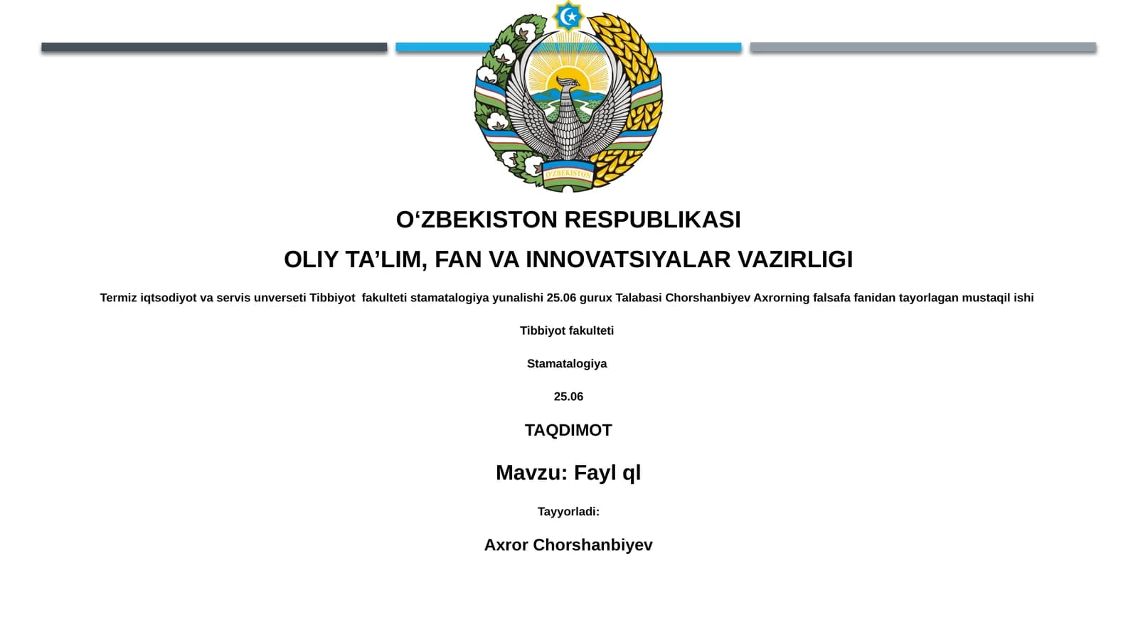 Fayl QL – bu fayl formatlari va tarkibini so'rov qilish uchun ishlatiladigan kuchli til