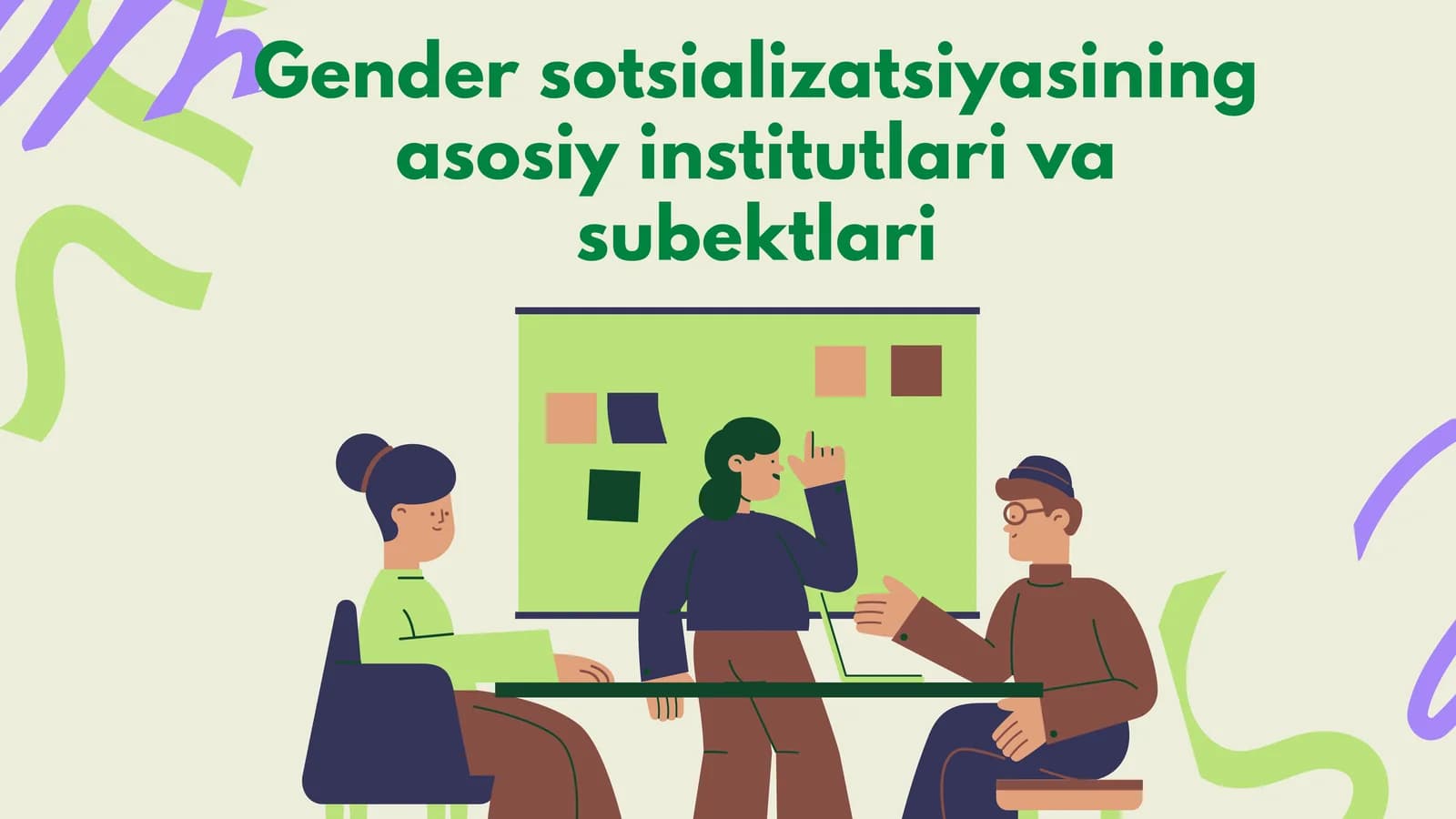 Gender sotsializatsiyasining asosiy institutlari va subektlari