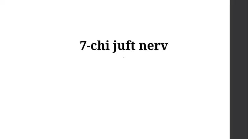 Yuz nervi