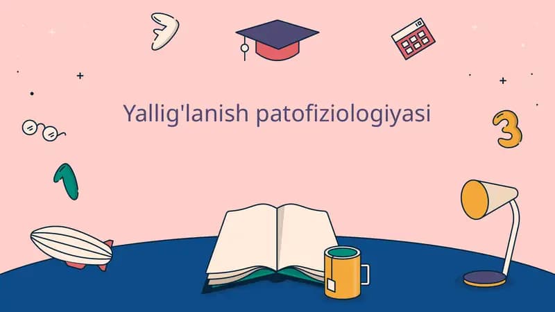 Yallig'lanish patofiziologiyasi