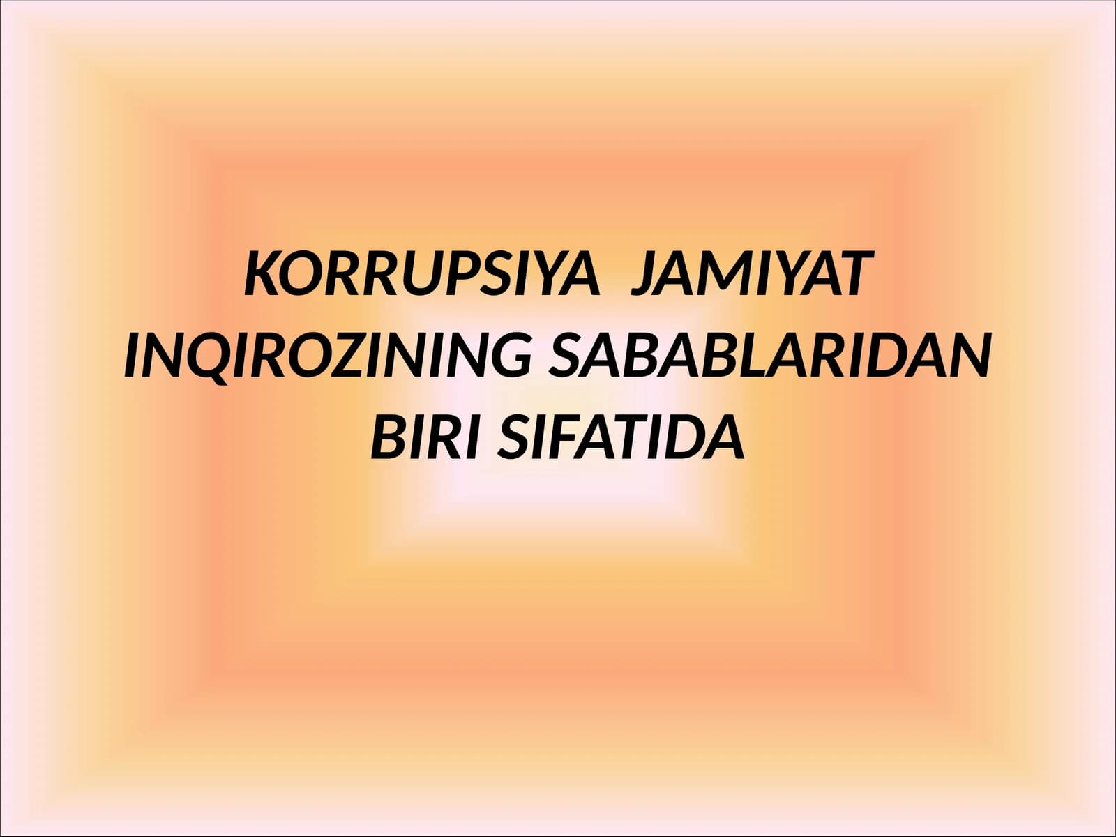 Korrupsiya