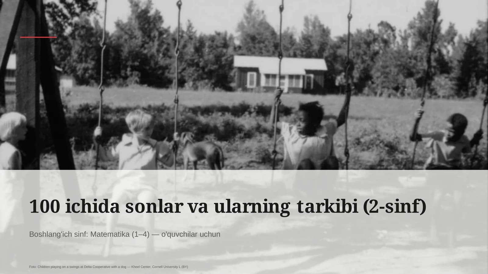 100 ichida sonlar va ularning tarkibi (2-sinf)