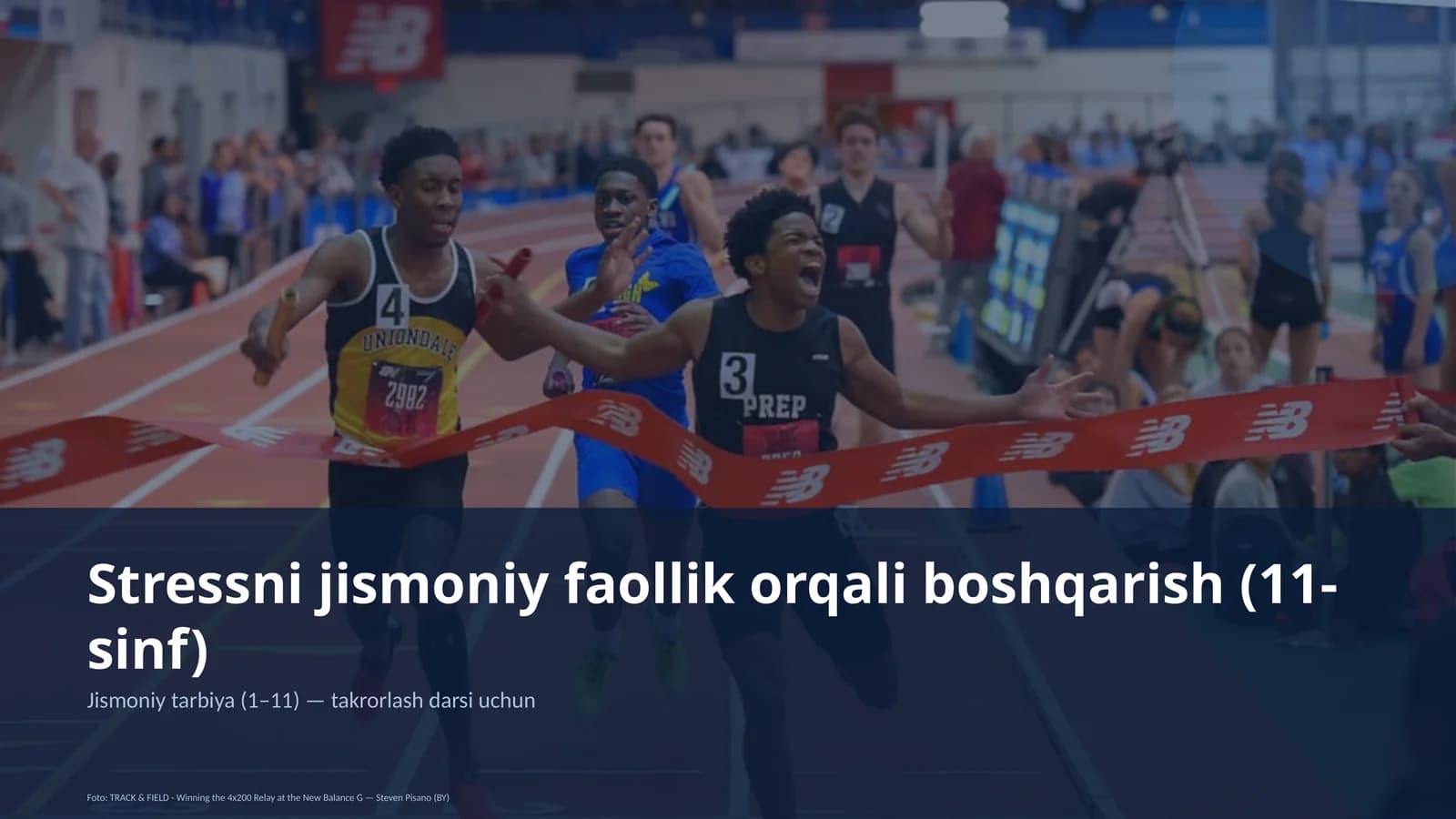 Stressni jismoniy faollik orqali boshqarish (11-sinf)