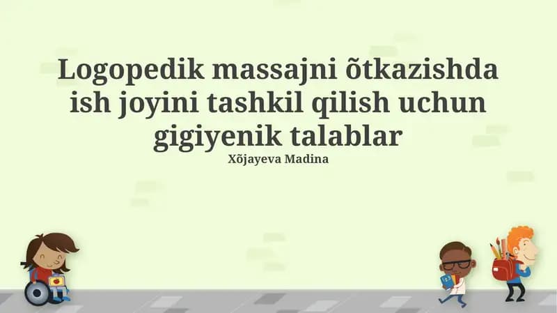 Nutq terapiyasi massaji