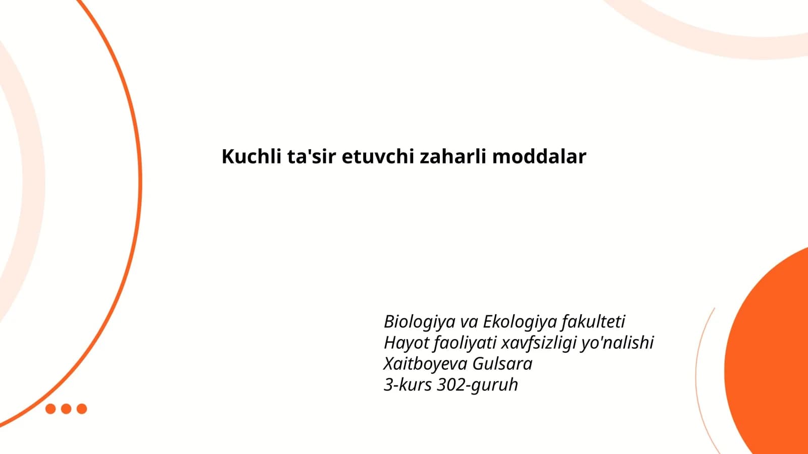 Kuchli ta'sir etuvchi zaharli moddalar