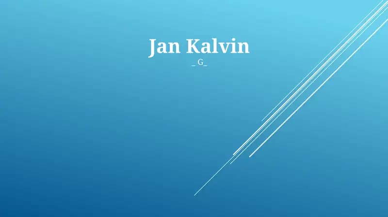 Jan Kalvin