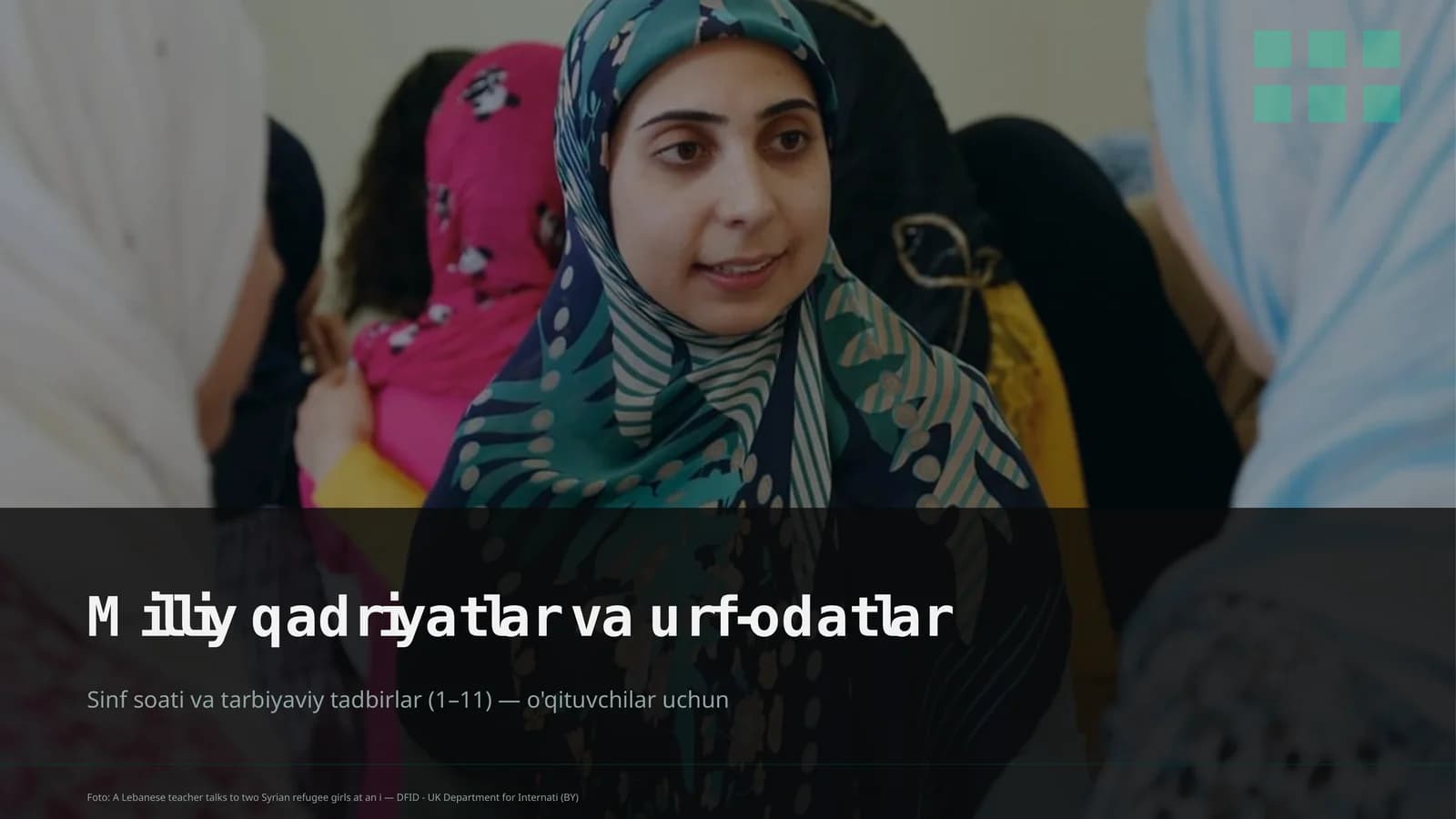 Milliy qadriyatlar va urf-odatlar