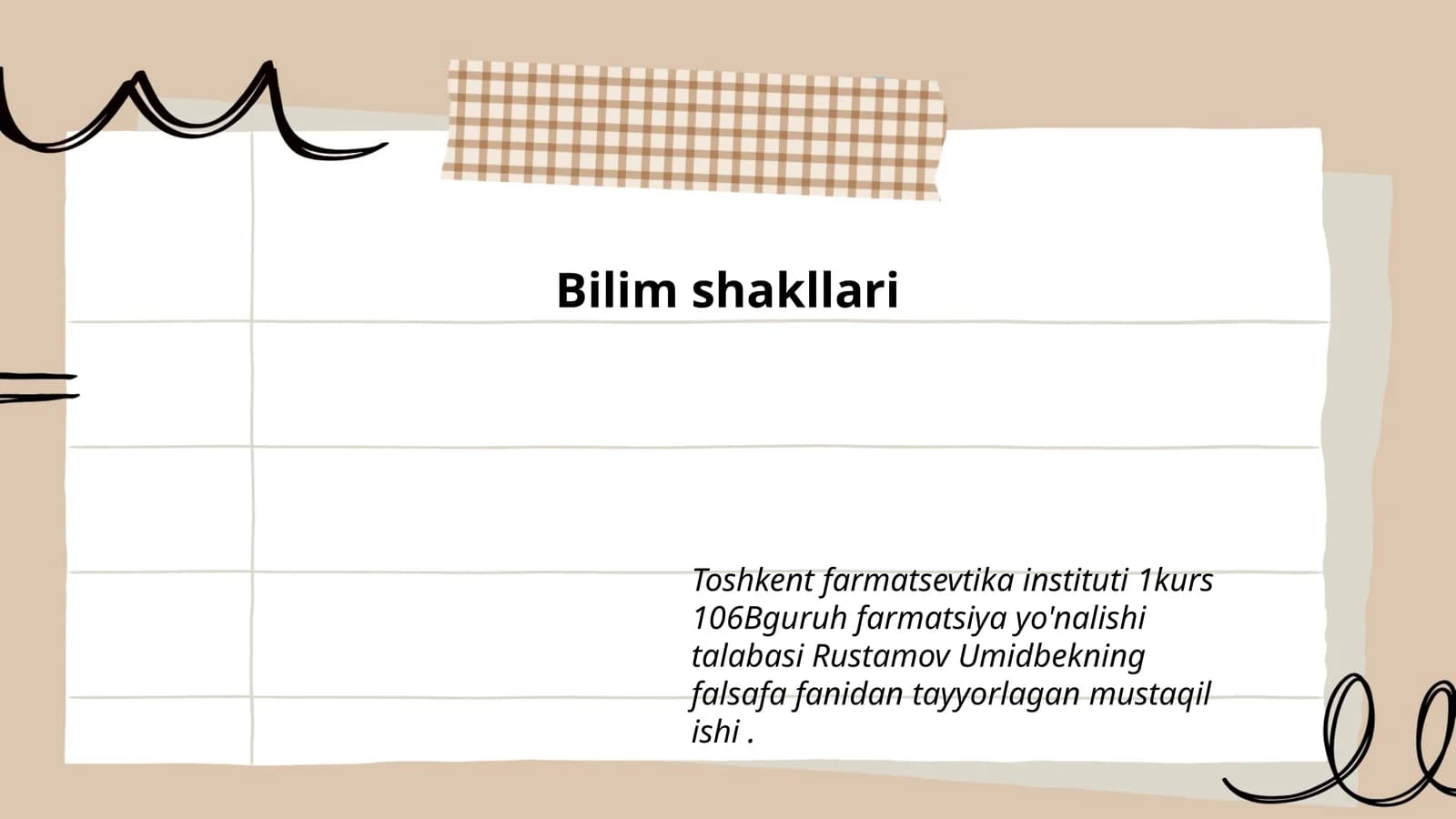 Bilim shakllari