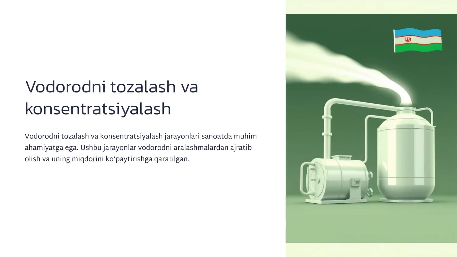 Vodorodni tozalash va konsentratsiyalash