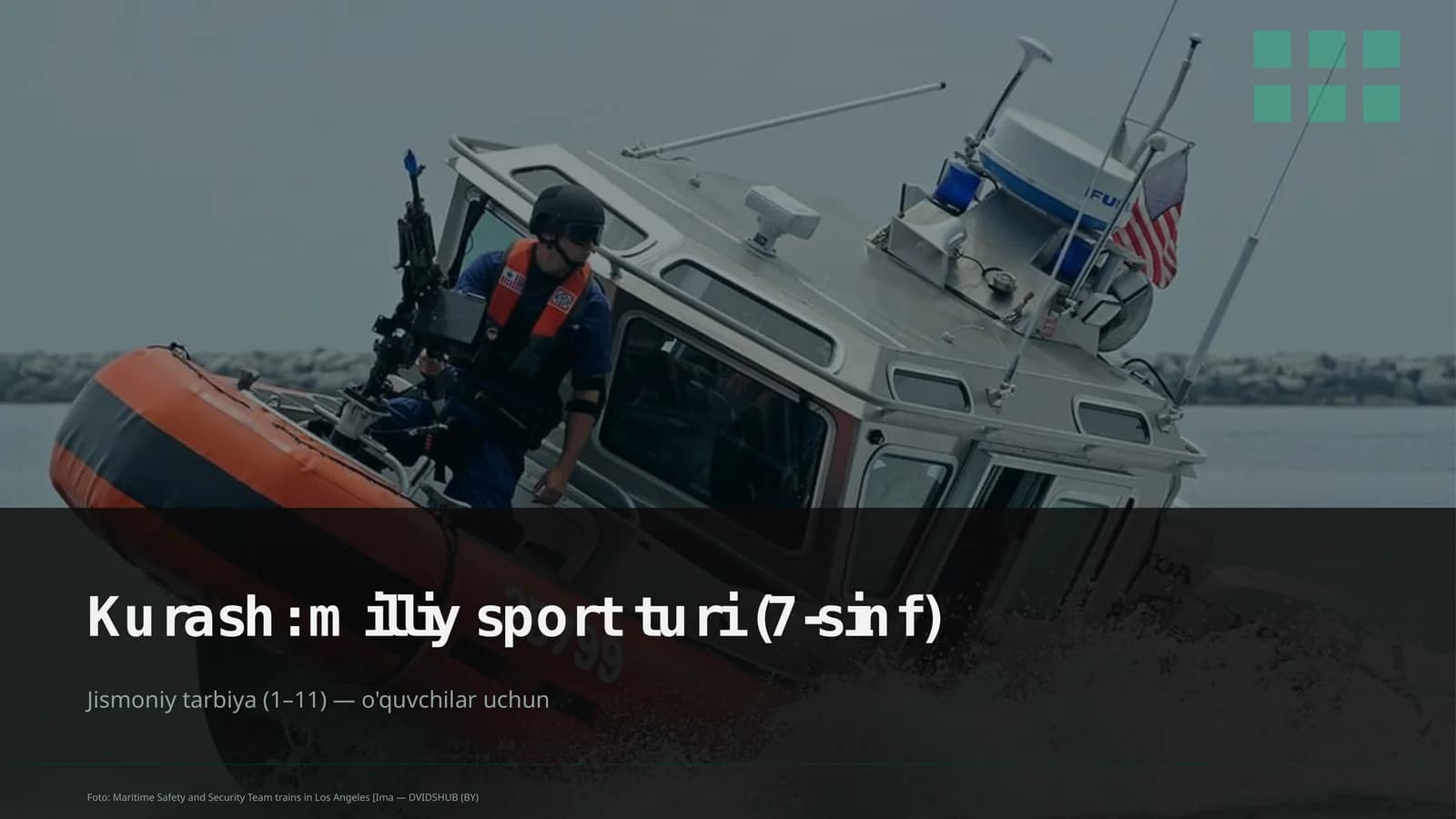 Kurash: milliy sport turi (7-sinf)