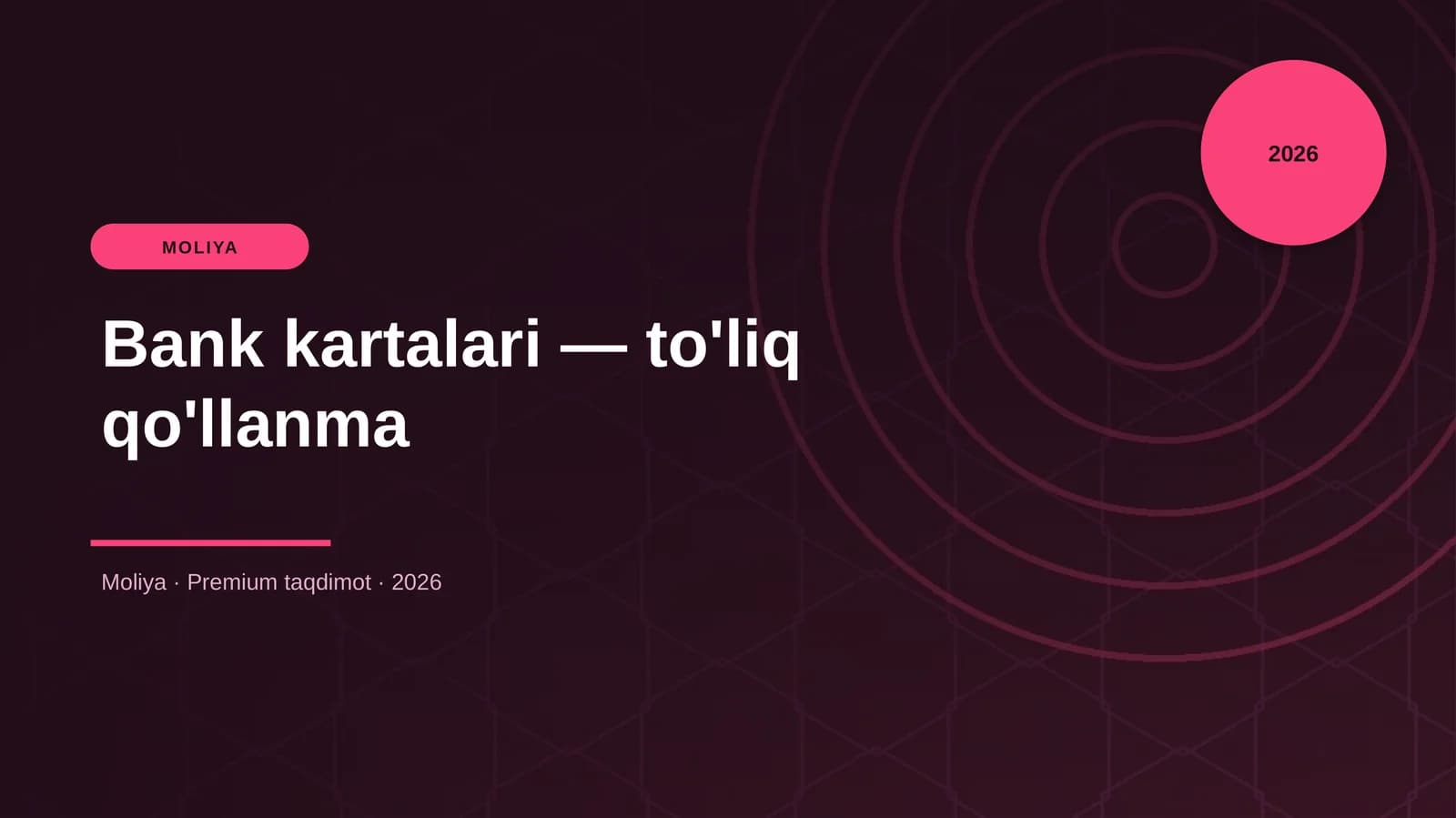 Bank kartalari — to'liq qo'llanma