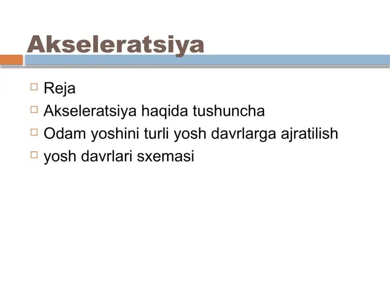 Akseleratsiya