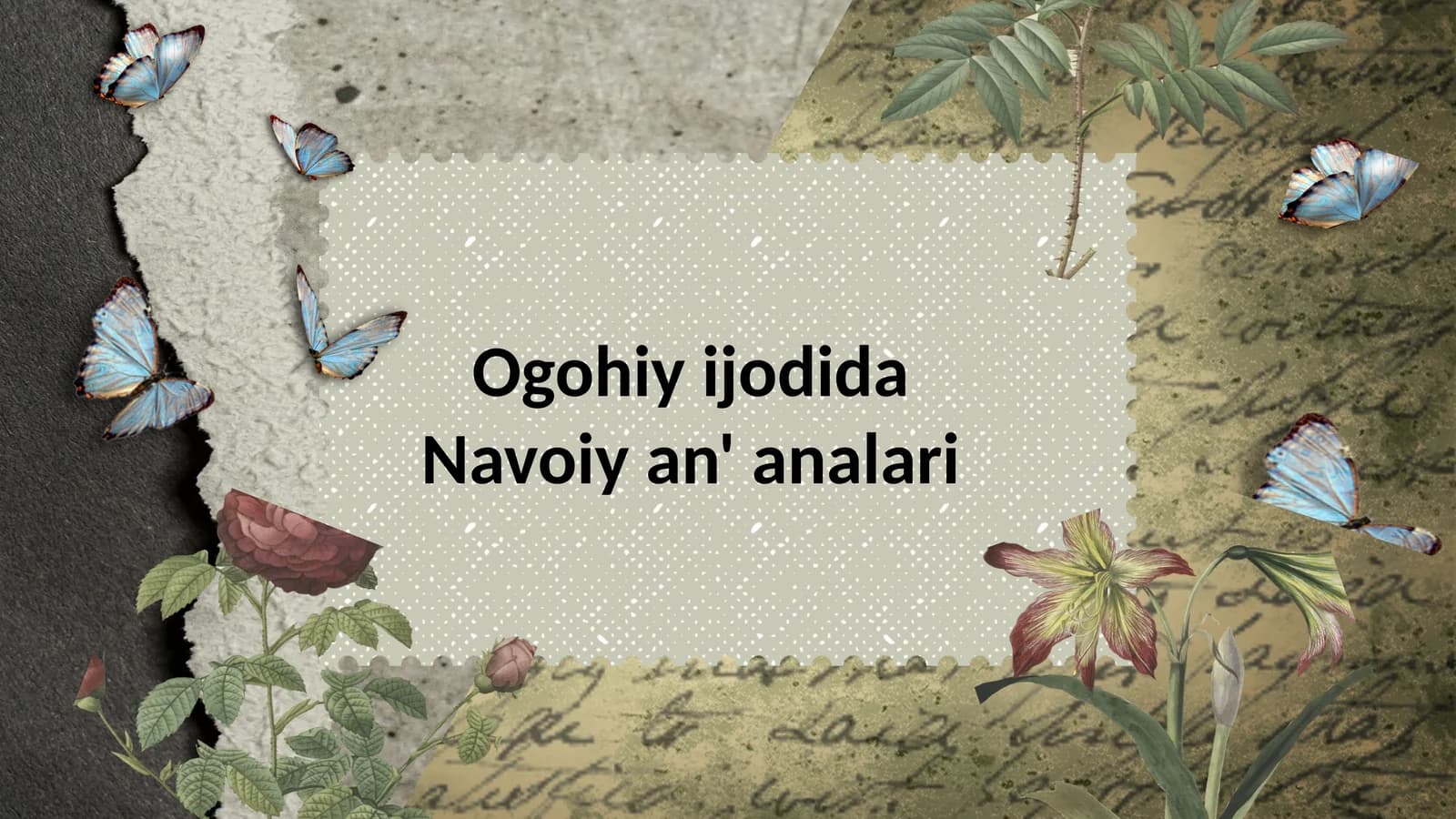 Ogohiy ijodida Navoiyan'analari