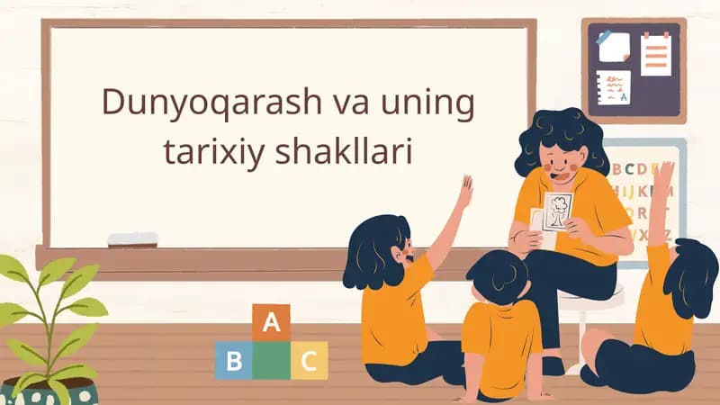 Dunyoqarash va uning tarixiy shakllari