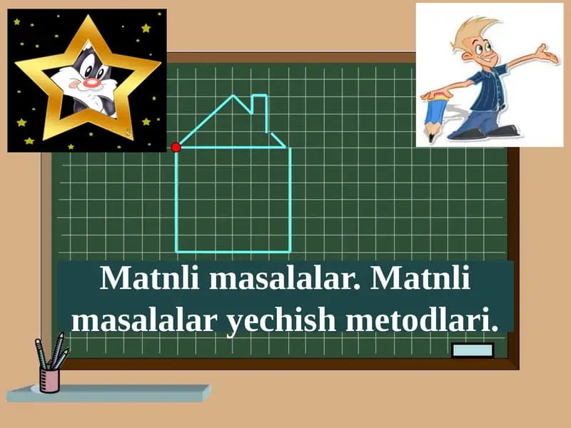 MATNLI MASALALARNI YECHISH USULLARI