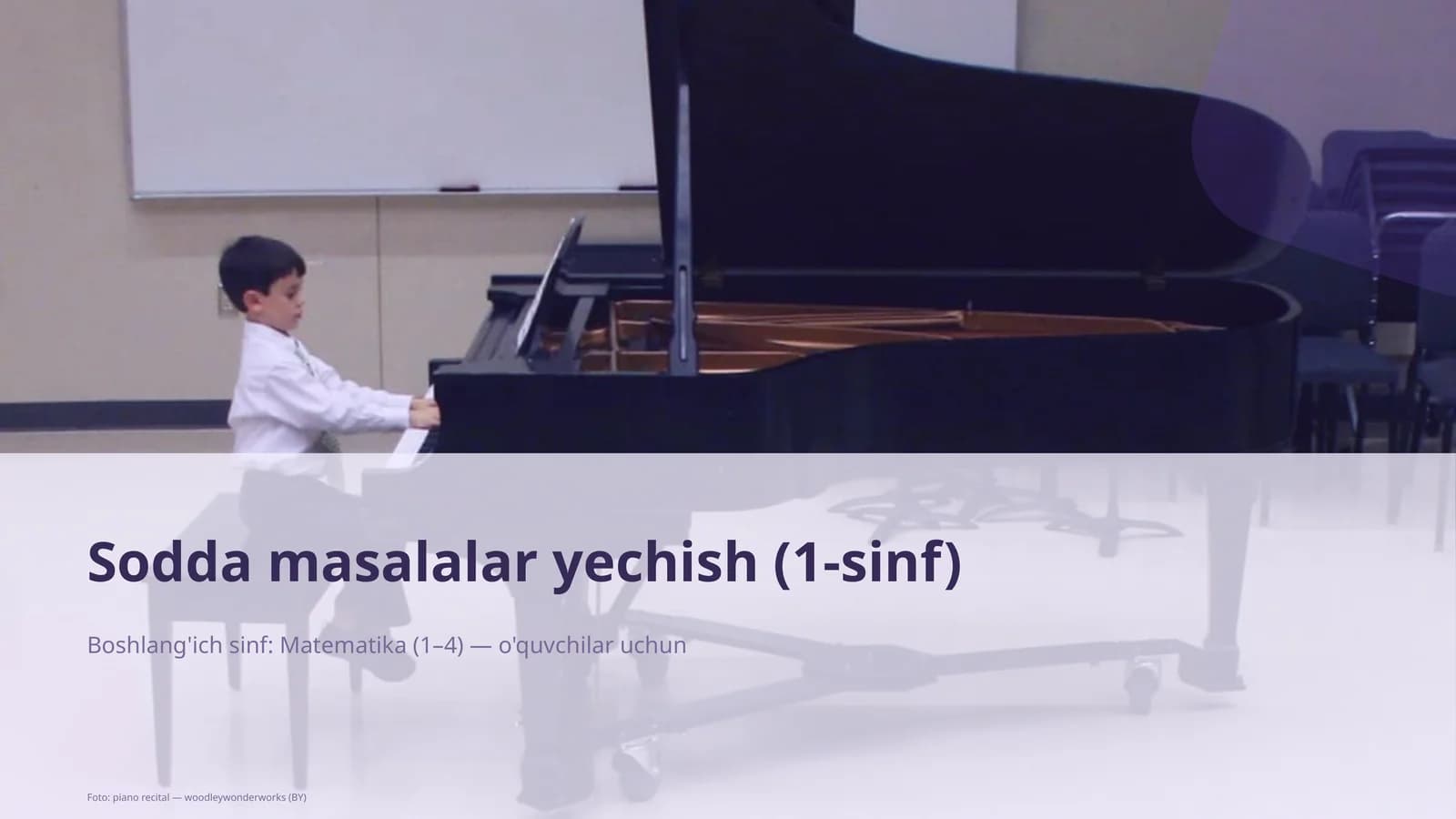 Sodda masalalar yechish (1-sinf)